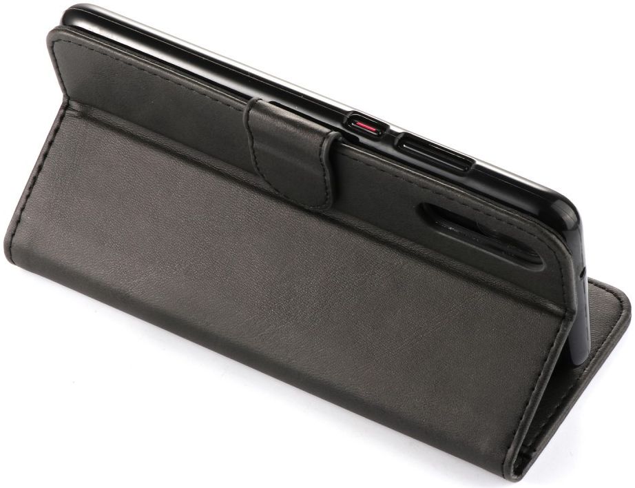 Huawei P20 Stand Portemonnee Bookcase Hoesje Zwart afbeelding 6