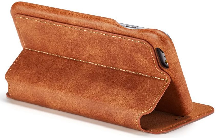 Apple iPhone 6/6s Retro Style Hoesje Kaarthouder met Kaarthouder Bruin afbeelding 6