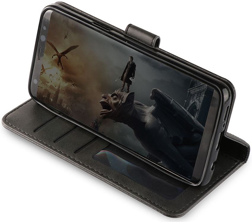 Samsung Galaxy S9 Book Case Portemonnee Hoesje Zwart afbeelding 5