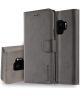 Samsung Galaxy S9 Book Case Portemonnee Bookcase Hoesje Grijs
