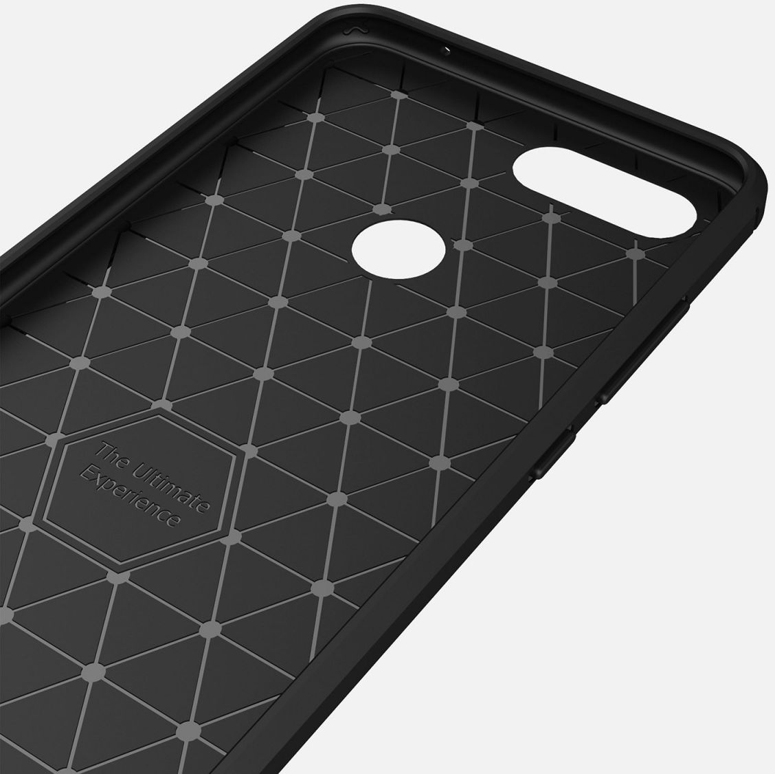 Xiaomi Mi 8 Lite Geborsteld TPU Hoesje Zwart afbeelding 7