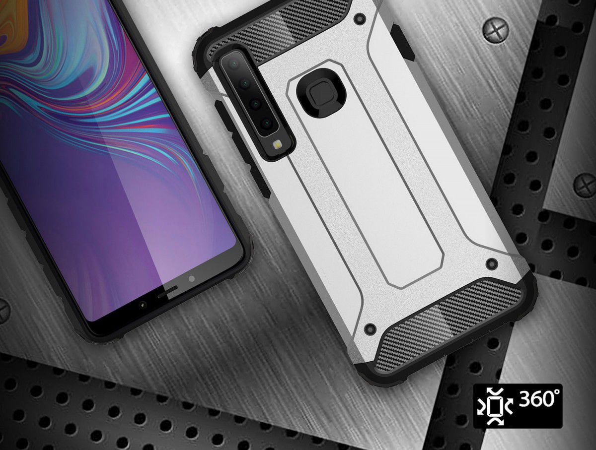 Samsung Galaxy A9 (2018) Hybride Hoesje Wit afbeelding 7