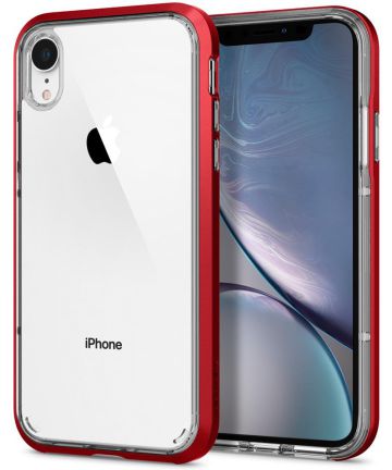 Spigen Neo Hybrid Crystal Case Apple iPhone XR Red Hoesjes