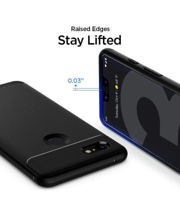 hoesje spigen pixel zwart