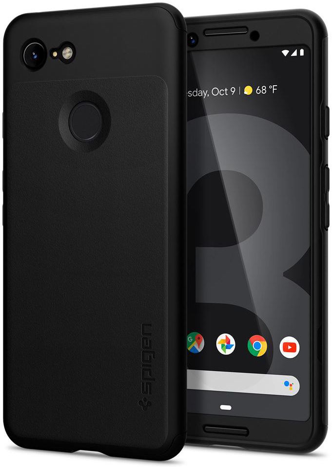 Spigen Thin Fit 360 Google Pixel 3 Zwart afbeelding 2