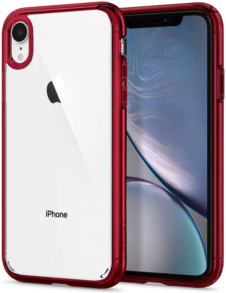 Spigen Ultra Hybrid Case Apple iPhone XR Red afbeelding 1