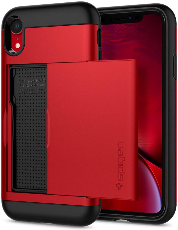 Spigen Slim Armor Hoesje Apple iPhone XR Red afbeelding 1