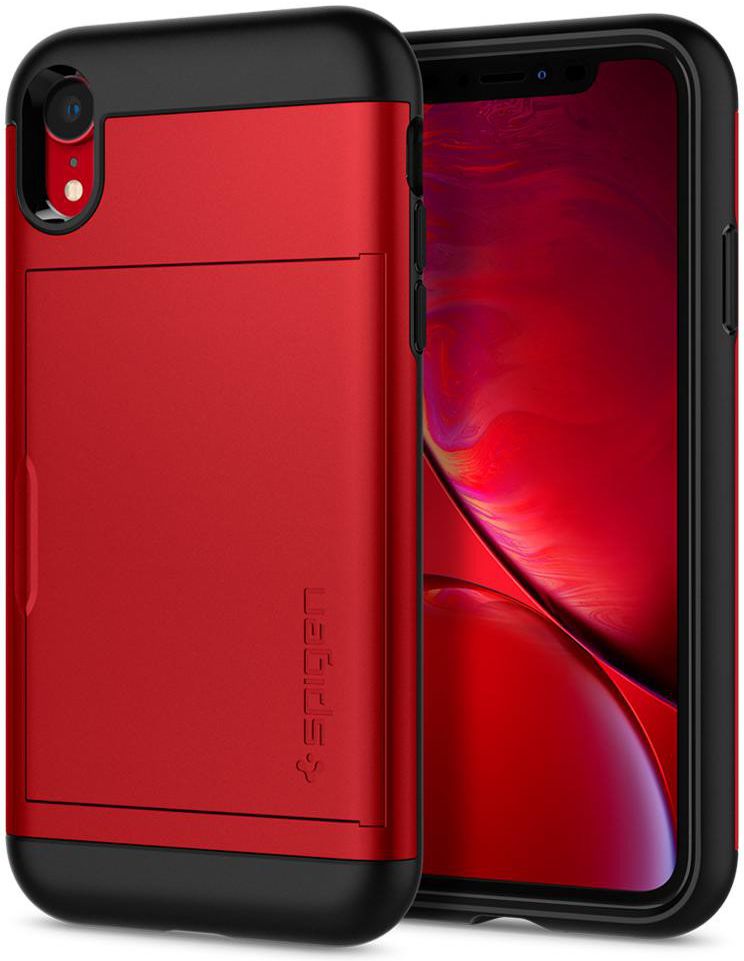 Spigen Slim Armor Hoesje Apple iPhone XR Red afbeelding 2