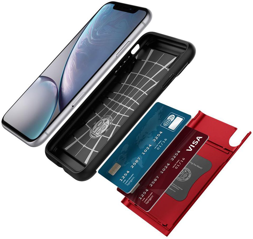 Spigen Slim Armor Hoesje Apple iPhone XR Red afbeelding 3