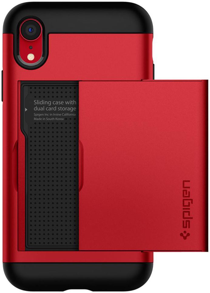 Spigen Slim Armor Hoesje Apple iPhone XR Red afbeelding 7