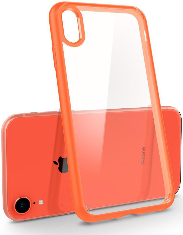 Spigen Ultra Hybrid Case Apple iPhone XR Coral afbeelding 2