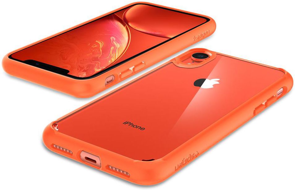 Spigen Ultra Hybrid Case Apple iPhone XR Coral afbeelding 3