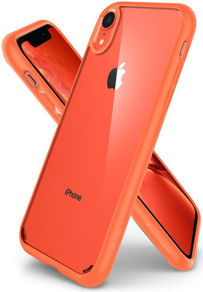 Spigen Ultra Hybrid Case Apple iPhone XR Coral afbeelding 4