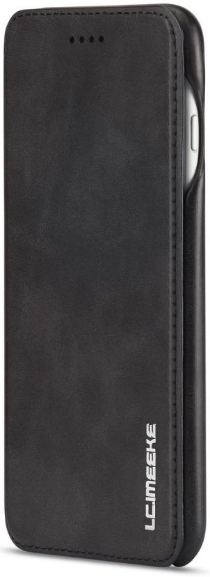Apple iPhone 7 / 8 Plus Retro Style Kaarthouder Bookcase Hoesje Zwart afbeelding 3