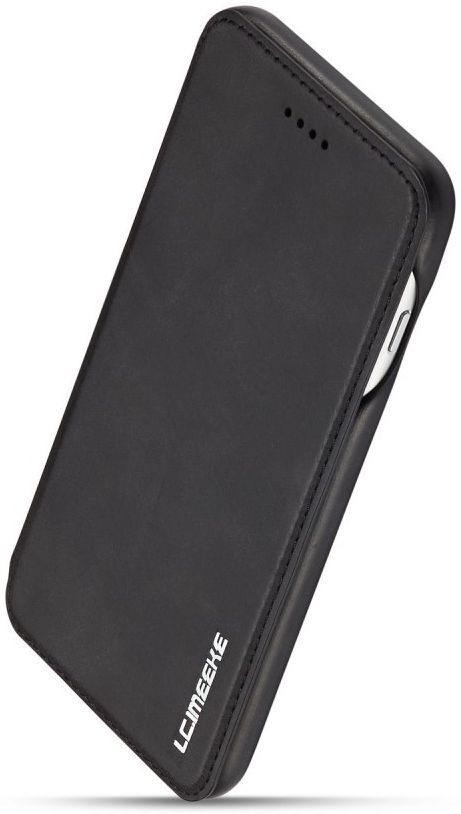 Apple iPhone 7 / 8 Plus Retro Style Kaarthouder Bookcase Hoesje Zwart afbeelding 7