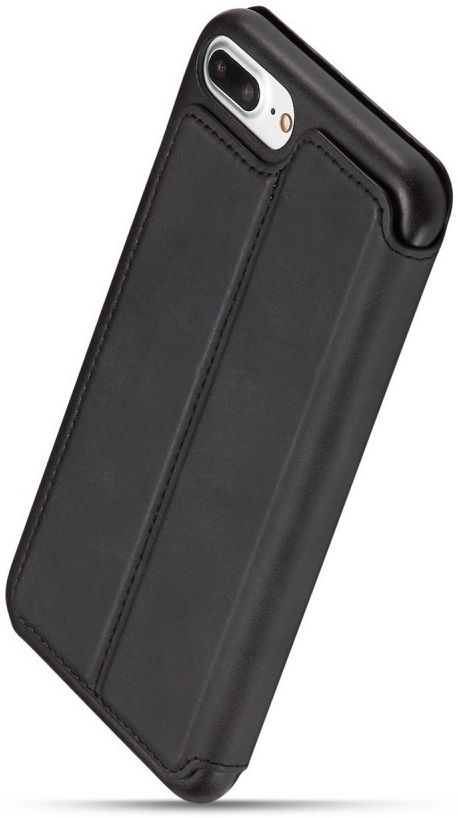 Apple iPhone 7 / 8 Plus Retro Style Kaarthouder Bookcase Hoesje Zwart afbeelding 8