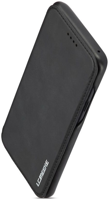 Samsung Galaxy S9 Retro Lederen Bookcase Hoesje met Kaarthouder Zwart afbeelding 7