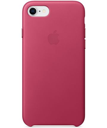 Originele Apple iPhone 8 / 7 Leather Case Fuchsia Hoesjes