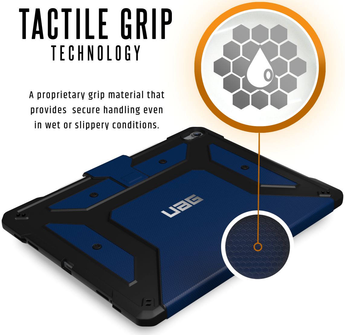 Urban Armor Gear Metropolis Case iPad Pro 12.9 2018 Cobalt afbeelding 7