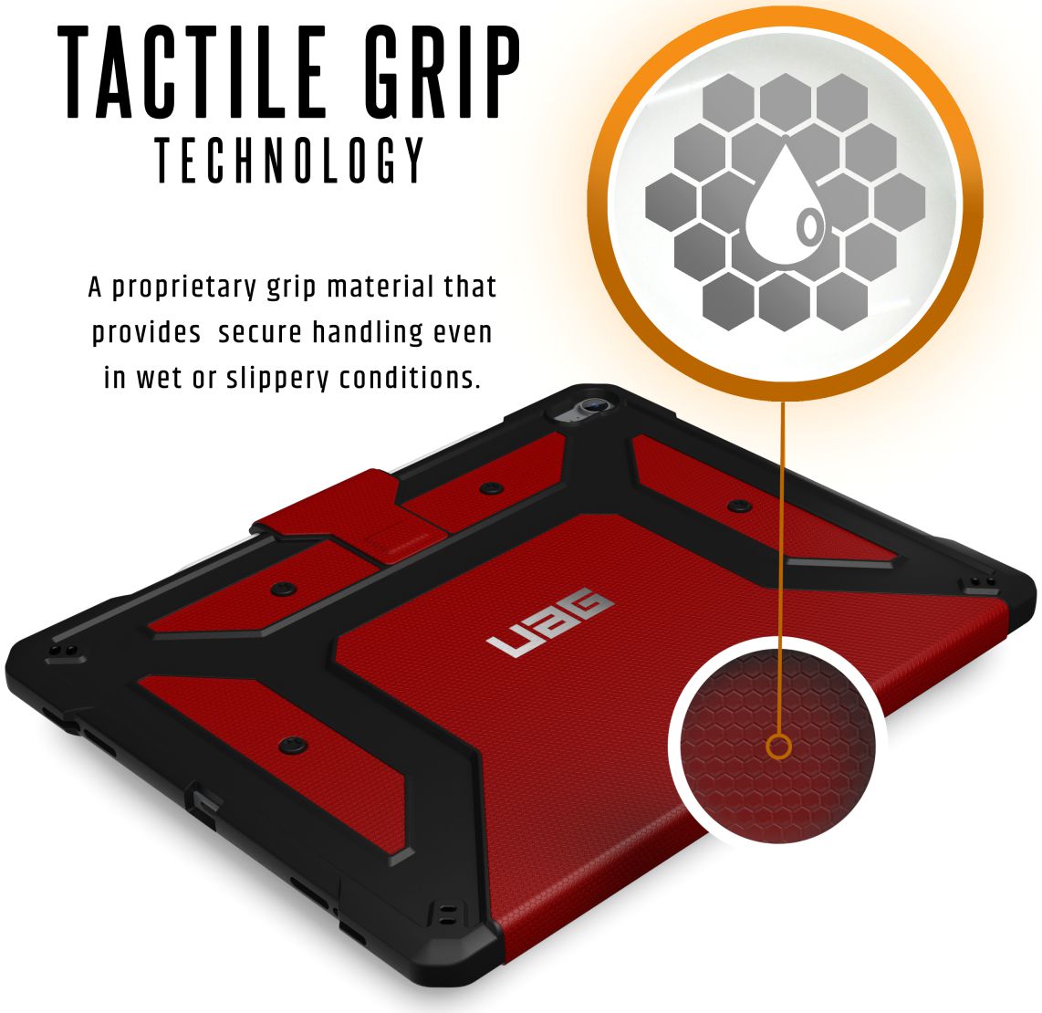 Urban Armor Gear Metropolis Case iPad Pro 12.9 2018 Magma afbeelding 7