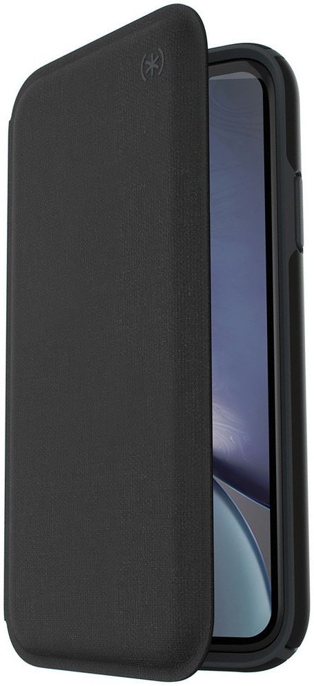 Speck Presidio Apple iPhone XR Leren Bookcase Zwart Pashouder afbeelding 3
