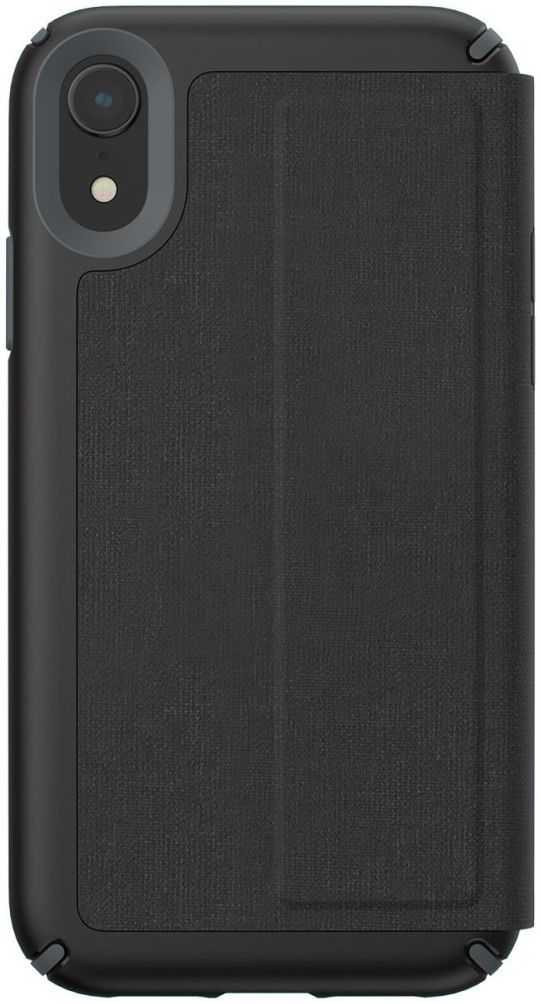 Speck Presidio Apple iPhone XR Leren Bookcase Zwart Pashouder afbeelding 2
