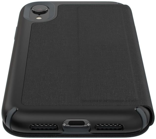 Speck Presidio Apple iPhone XR Leren Bookcase Zwart Pashouder afbeelding 5