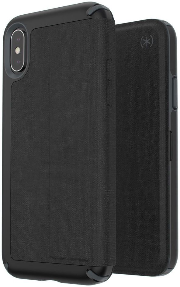 Speck Presidio Apple iPhone X/XS Leren Bookcase Zwart Pashouder afbeelding 1