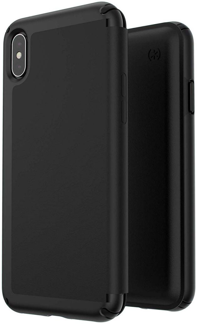 Speck Presidio Apple iPhone XS Max Hoesje Zwart Echt Leer afbeelding 6
