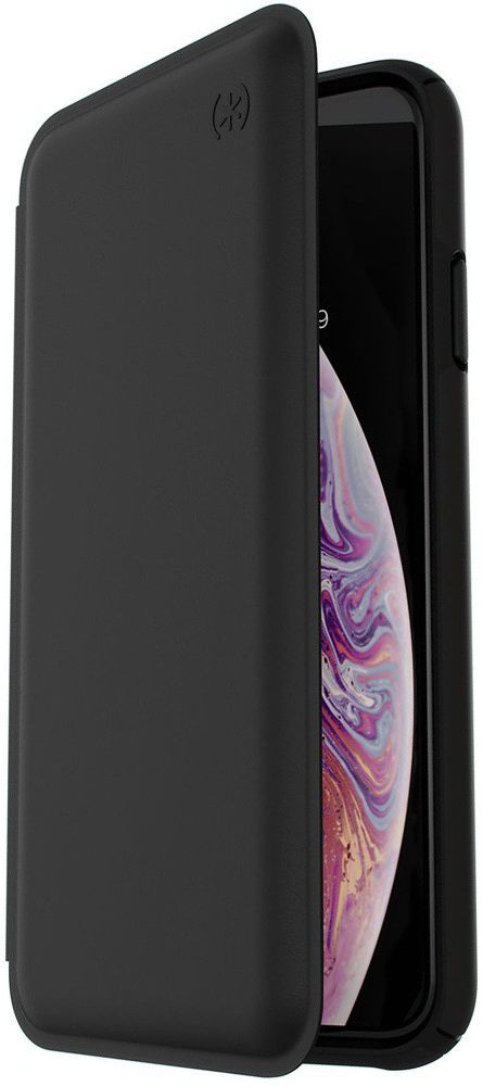 Speck Presidio Apple iPhone XS Max Hoesje Zwart Echt Leer afbeelding 1