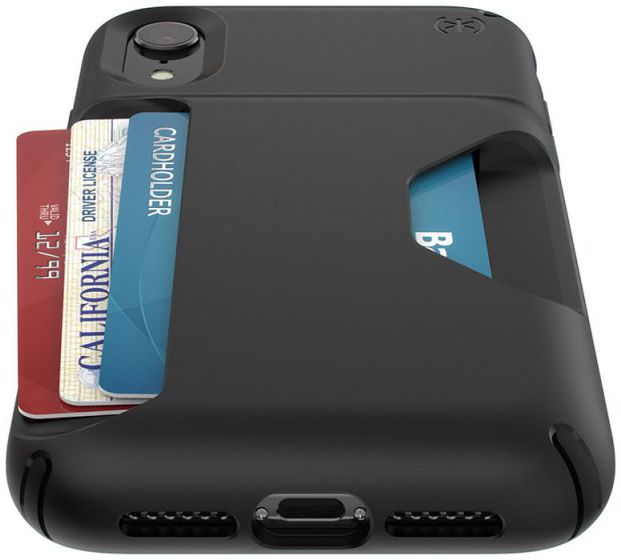 Speck Presidio Apple iPhone XR Hoesjer Zwart Wallet Shockproof afbeelding 4