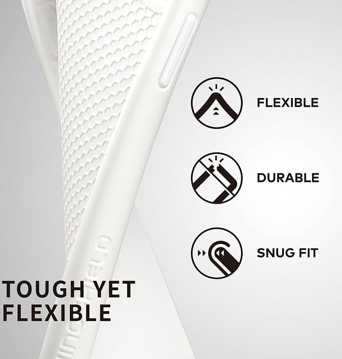 RhinoShield SolidSuit Brushed Steel iPhone XS Hoesje afbeelding 5