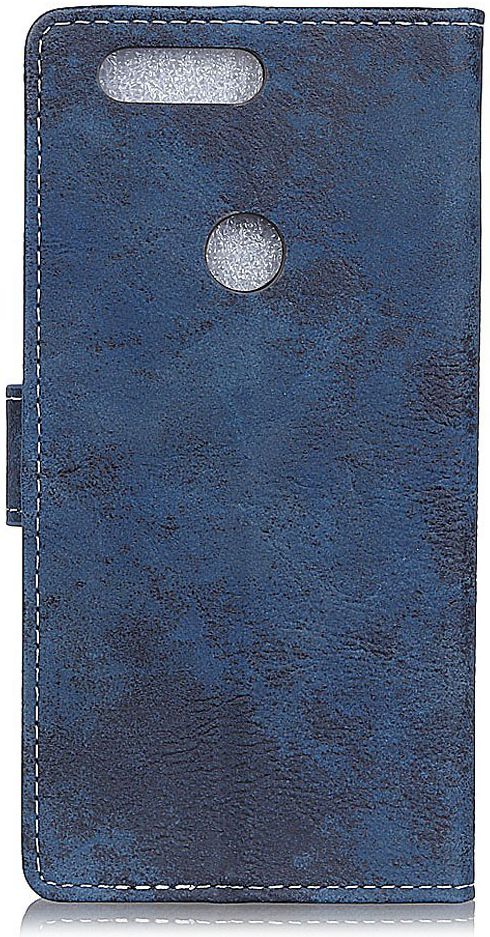 Xiaomi Mi 8 Lite Retro Portemonnee Hoesje Blauw afbeelding 4