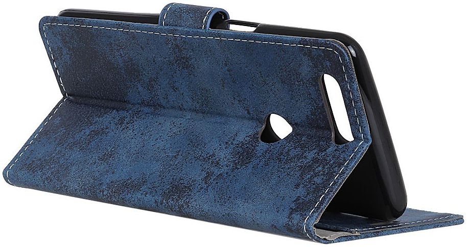 Xiaomi Mi 8 Lite Retro Portemonnee Hoesje Blauw afbeelding 6