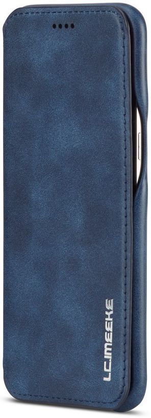 Samsung Galaxy S8 Retro Lederen Bookcase Hoesje met Kaarthouder Blauw afbeelding 6