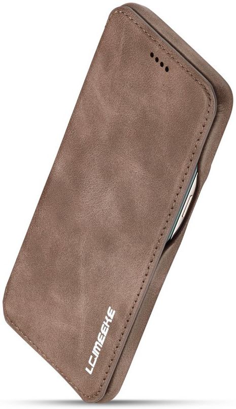 Samsung Galaxy S8 Retro Lederen Bookcase Hoesje met Kaarthouder Coffee afbeelding 8