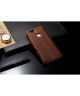 Xiaomi Mi A1 Lederen Wallet Stand Hoesje Bruin