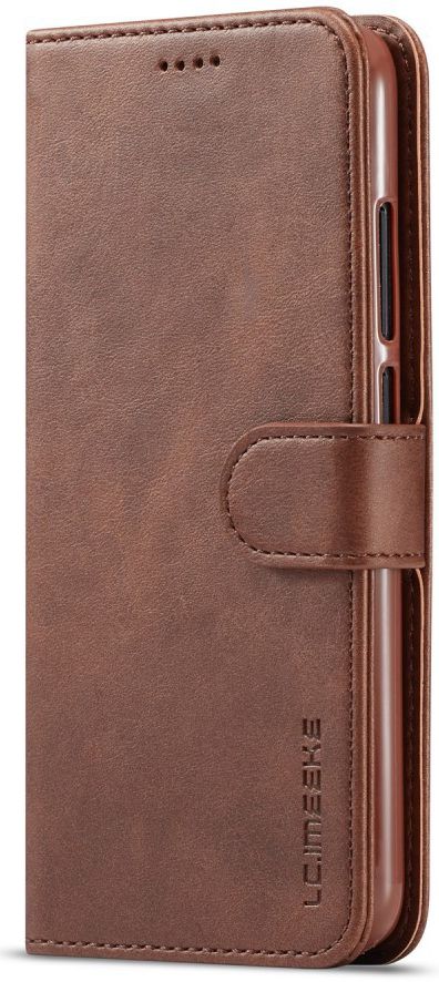 Xiaomi Mi A2 Lite Hoesje Wallet Book Case Kunst Leer Bruin afbeelding 2