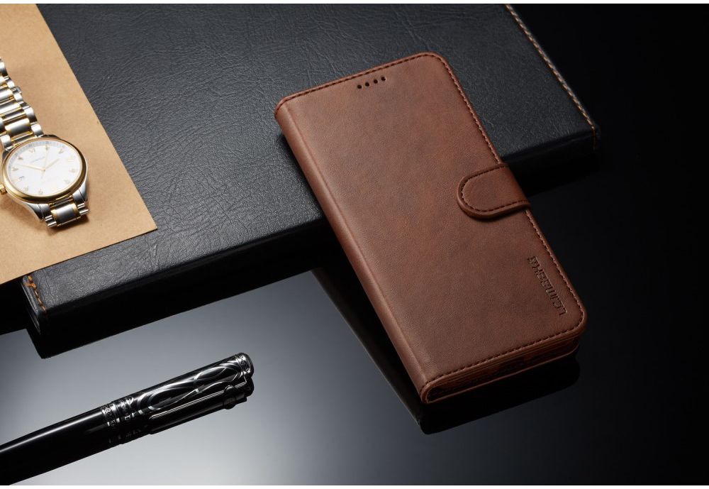 Xiaomi Mi A2 Lite Hoesje Wallet Book Case Kunst Leer Bruin afbeelding 10