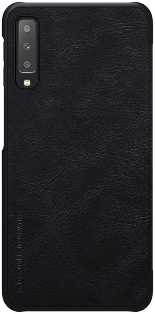 Nillkin Qin Series Flip Hoesje Samsung Galaxy A7 (2018) Zwart afbeelding 1