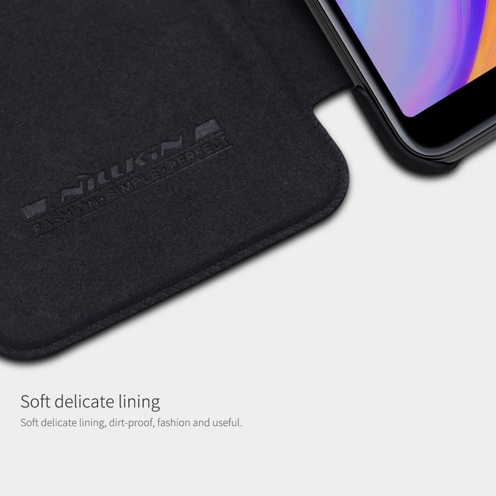 Nillkin Qin Series Flip Hoesje Samsung Galaxy A7 (2018) Zwart afbeelding 5