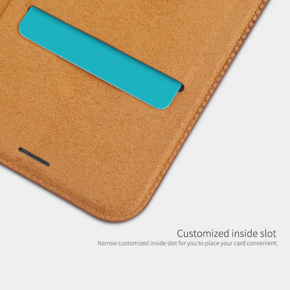 Nillkin Qin Series Flip Hoesje Samsung Galaxy A7 (2018) Zwart afbeelding 6