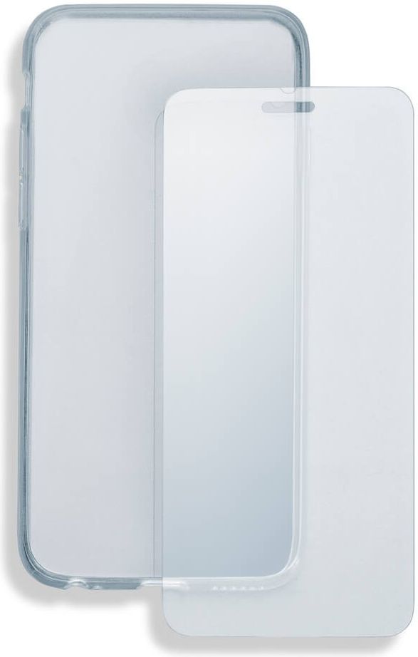 4smarts Tempered Glass + TPU Hoesje Nokia 7.1 Transparant afbeelding 2