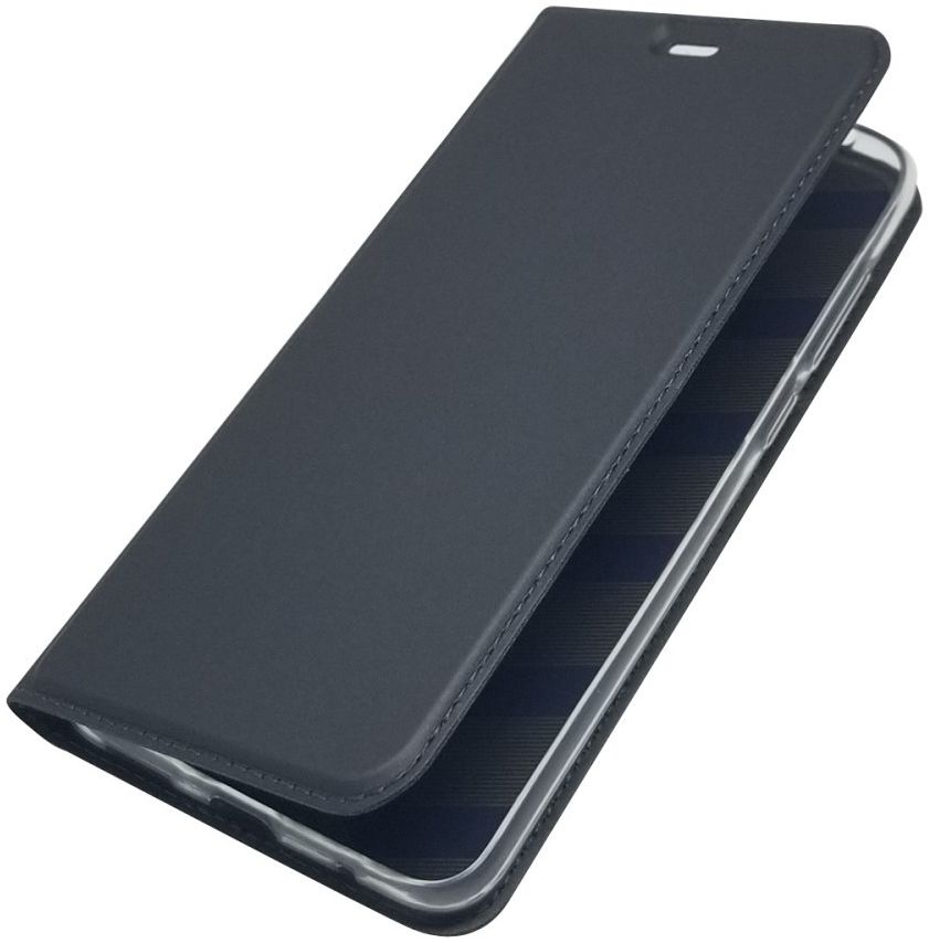 Nokia 5.1 Plus Hoesje met Kaarthouder Zwart afbeelding 1