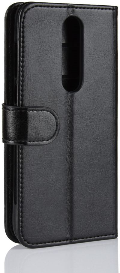Nokia 5.1 Plus Portemonnee Hoesje Zwart afbeelding 3