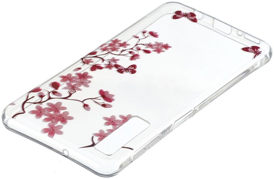 Samsung Galaxy A7 (2018) TPU Hoesje met Bloemen Print afbeelding 3