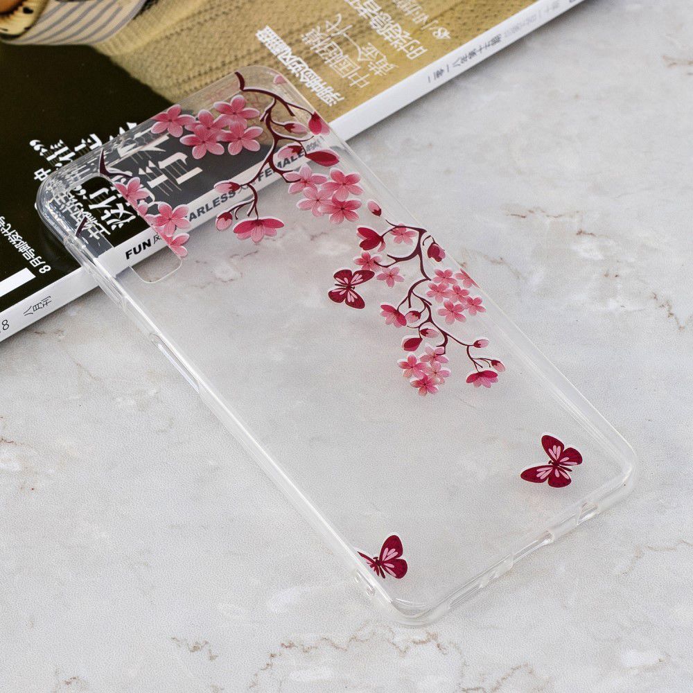 Samsung Galaxy A7 (2018) TPU Hoesje met Bloemen Print afbeelding 4