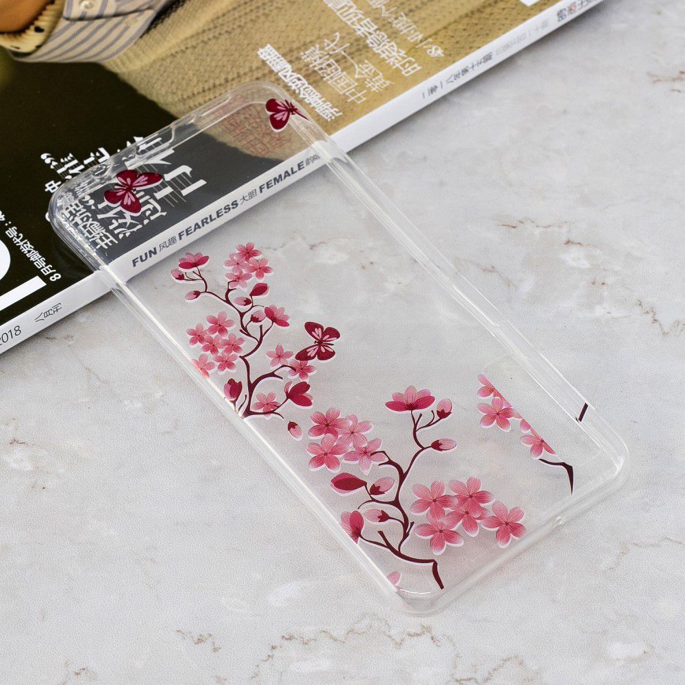 Samsung Galaxy A7 (2018) TPU Hoesje met Bloemen Print afbeelding 5
