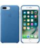 Originele Apple iPhone 8 / 7 Plus Leather Case Sea Blue