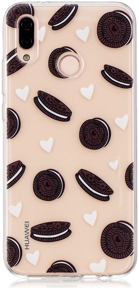 Huawei P20 Lite TPU Backcover met Koekjes Print afbeelding 1